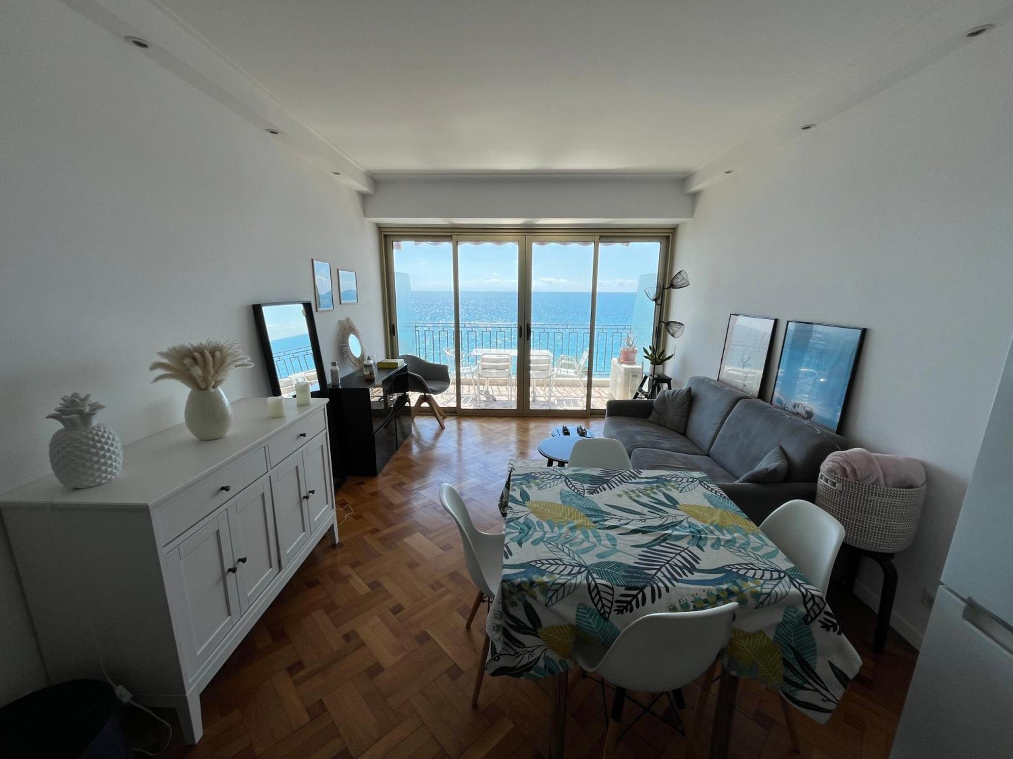 Sea View And Promenade Apartment Nice Bagian luar foto
